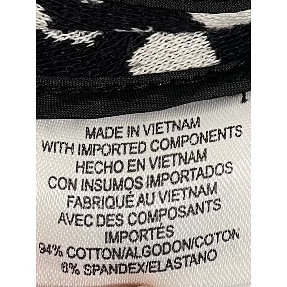 Liz Claiborne Black & White Polka Dot Skirt Medium - Picture 6 of 9